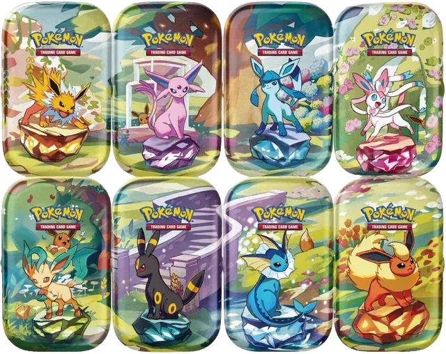 Prismatic Evolutions Mini Tin