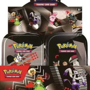 black bolt white flare unova mini tin display