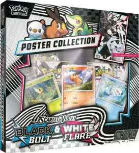 black bolt white flare unova poster collection
