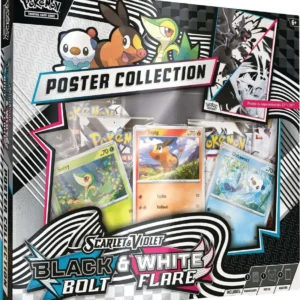 black bolt white flare unova poster collection