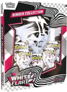 white flare binder collection