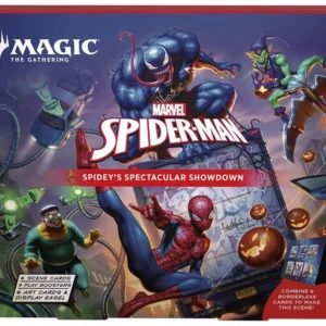 marvel spider man scene box magic